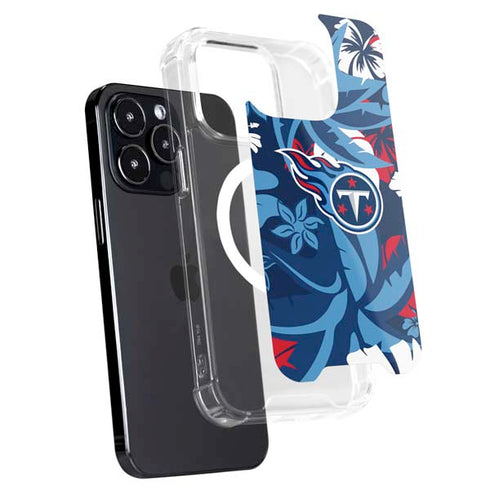 NFL Tennessee Titans Tropical Print iPhone 16 Pro MagSafe Case